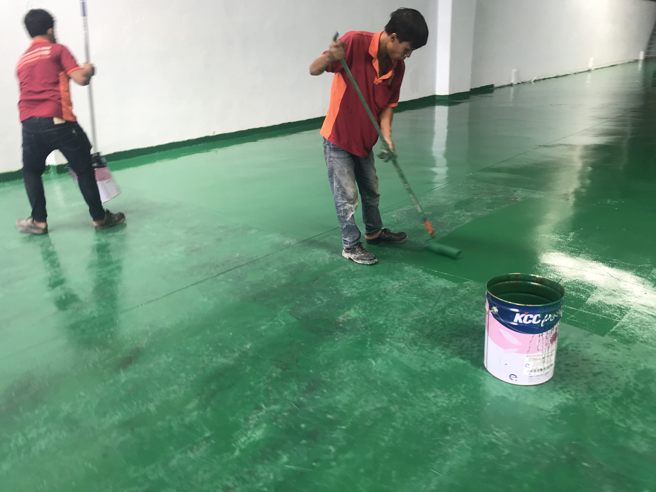 Thi công sơn epoxy Bình Dương