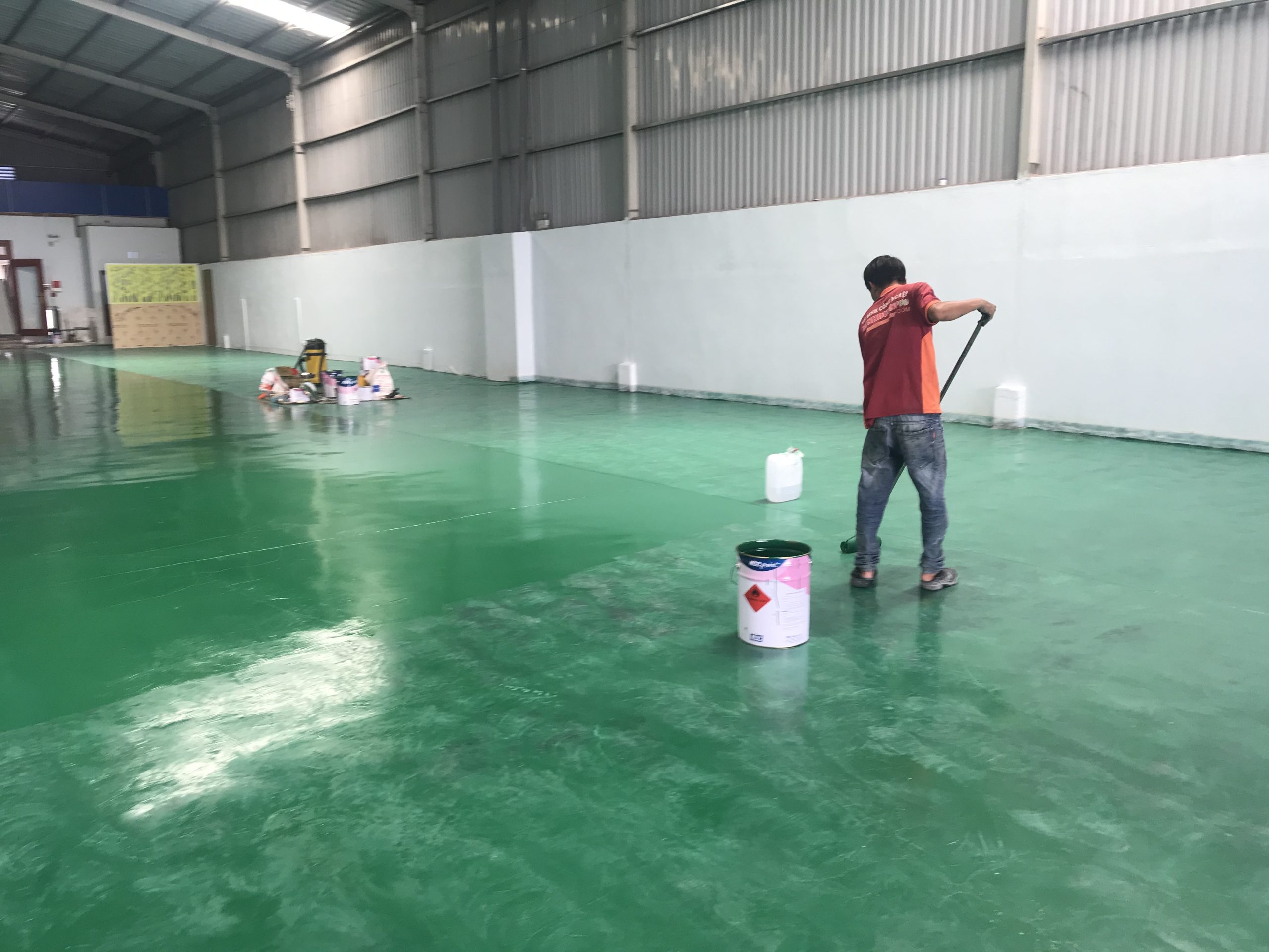 Thi công sơn epoxy Bình Dương