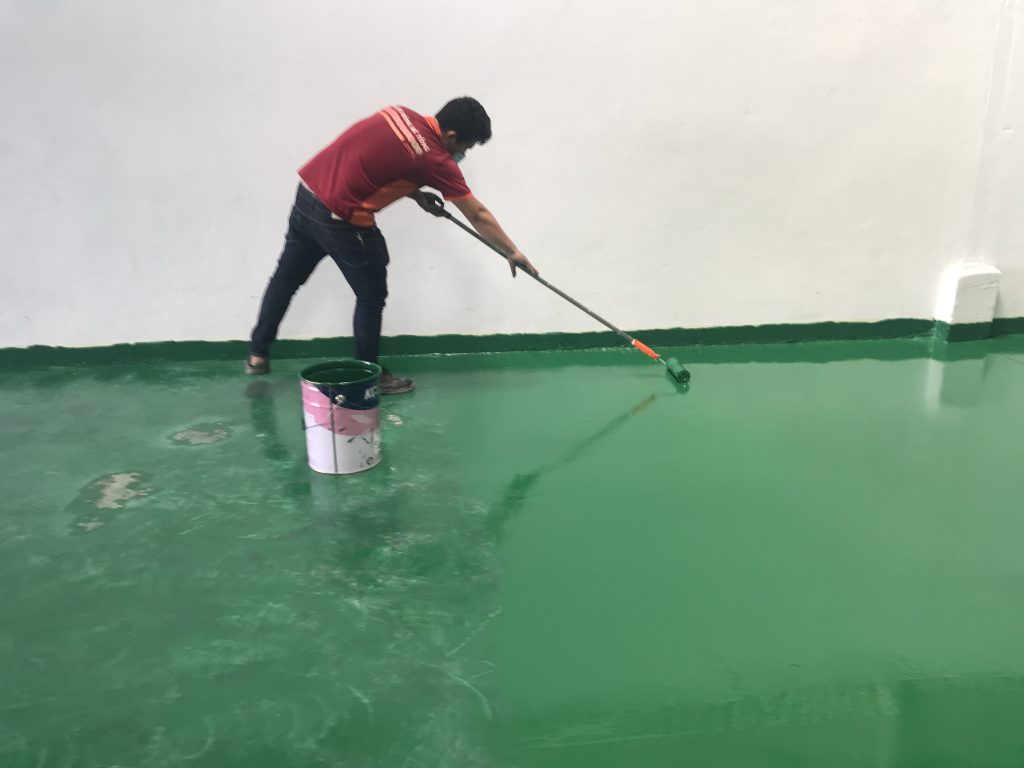 Thi công sơn epoxy