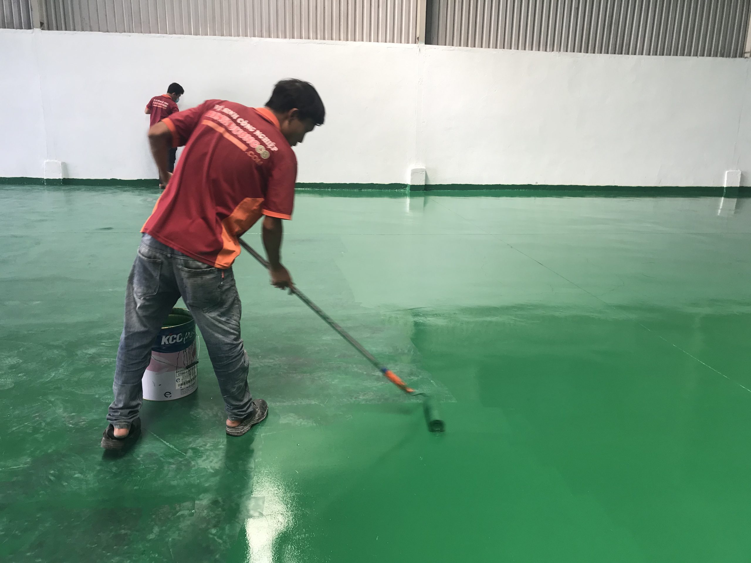 Thi công sơn epoxy Bình Dương